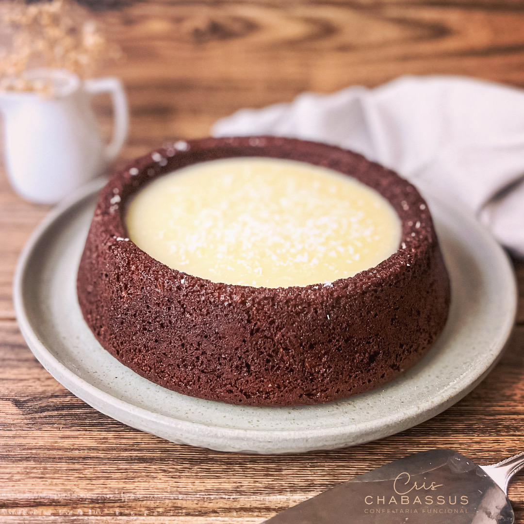 Bolo de chocolate funcional